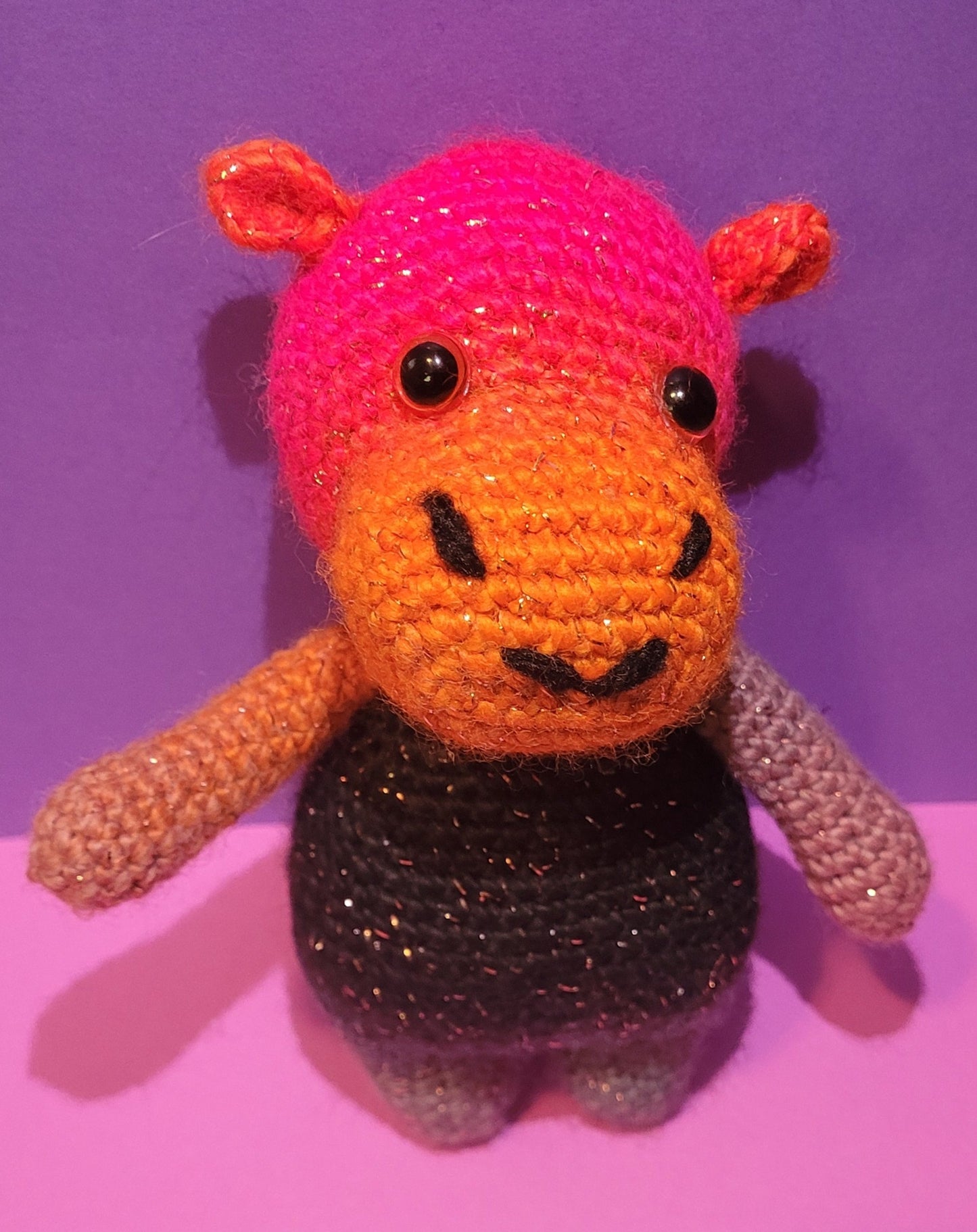 Hippo Crochet Stuffed Animal